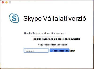 Bekapcsolódás értekezletbe vendégként