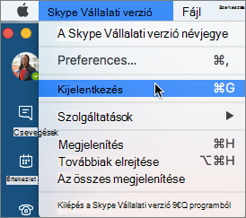 Jelentkezzen ki