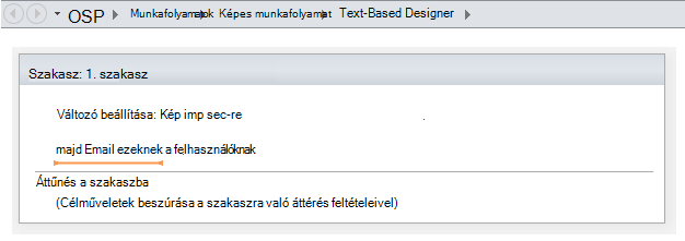 Email küldése művelet beszúrása