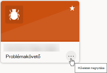 A Műveletek megnyitása gombbal testre szabhatja vagy megoszthatja a listákat.