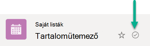Ez a szimbólum azt jelzi, hogy a lista szinkronban van a felhőalapú tárolóeszköz és a windowsos eszköz között.