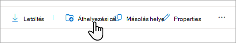 Válassza a tálcán az Áthelyezés lehetőséget.