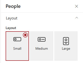 People Card Small, Medium, Large