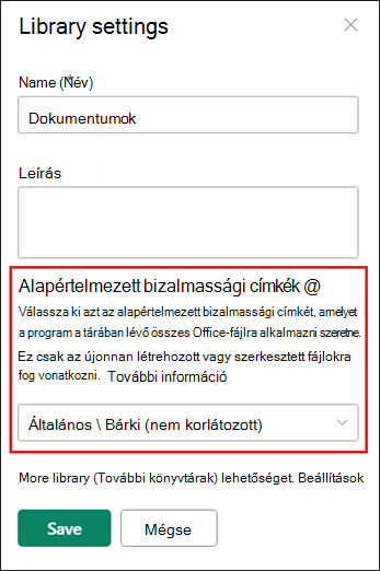 SharePoint-dokumentumtárak bizalmassága