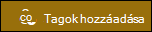 A tagok hozzáadása gomb előnézete.