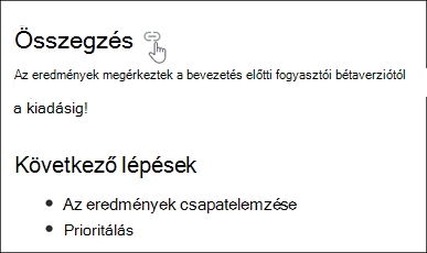 Példa egy oldal horgonyhivatkozására