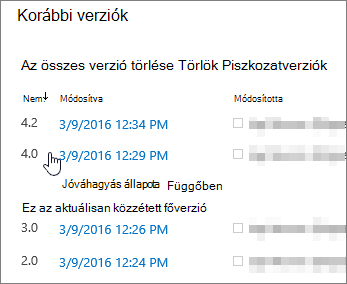 Verzióelőzmények törölt alverzióval