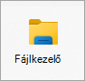 Fájlkezelő ikon.