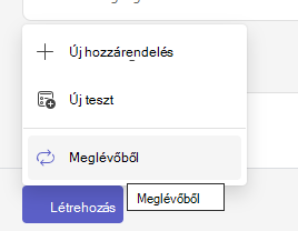 feladat létrehozása