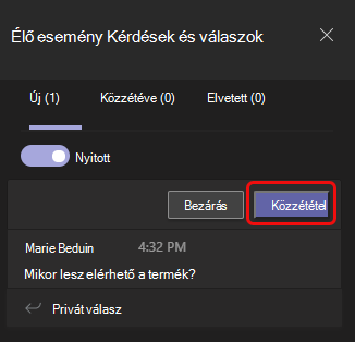 Az Új lap az első lap