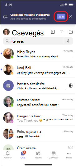teams eszköz hozzáadása iPhone-on