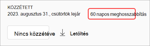 Képernyőkép a webinárium felvételének közzétételének visszavonásáról