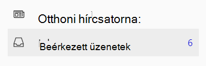 Beérkezett üzenetek mappa a Viva Engage-ben