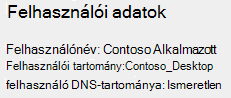 Felhasználói adatok a vezeték nélküli hálózati jelentésben