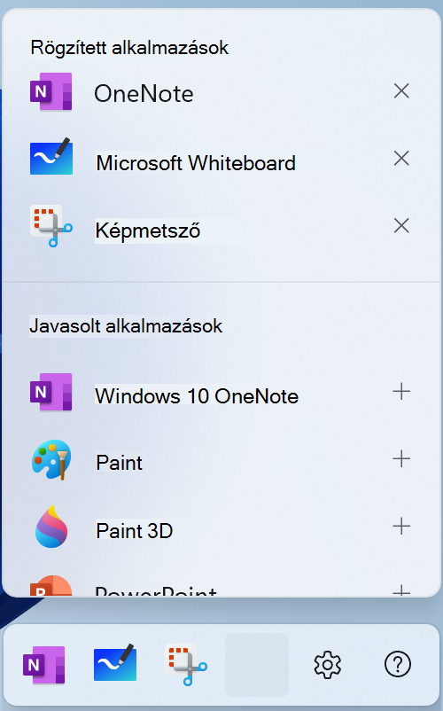 A screenshot of the edit pen menu in Windows 11.