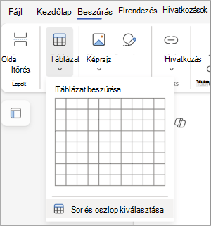 Sorok és oszlopok kijelölése