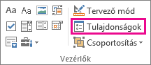 fejlesztői üzemmód vezérlő tulajdonságai
