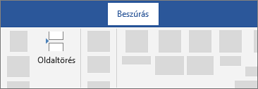 Oldaltörés beszúrása