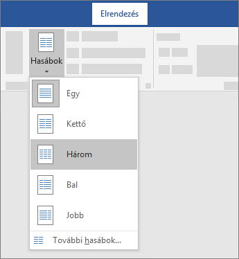 Hasábok