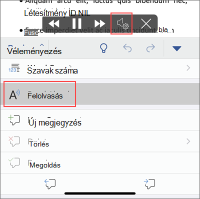Koppintson a Felolvasás elemre