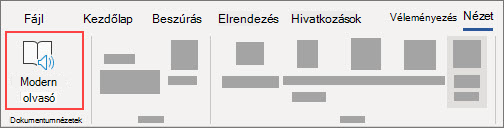 Válassza a Modern olvasó lehetőséget