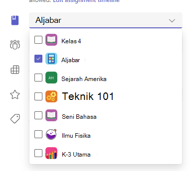 Cuplikan layar tetapkan ke opsi.