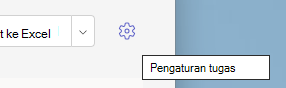 Pengaturan tugas