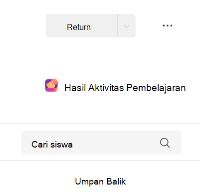 Cuplikan layar hasil aktivitas pembelajaran.