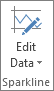 Tombol Edit Data di grup Grafik Mini