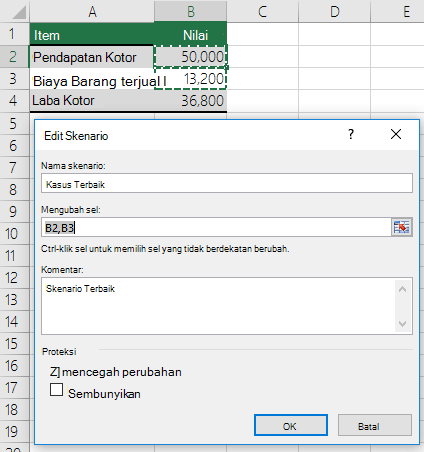 Beralih antar Skenario