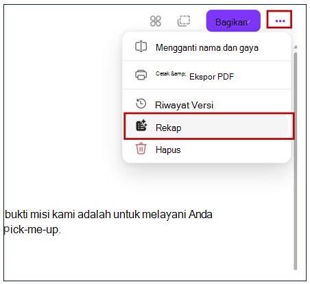 Tombol rekap