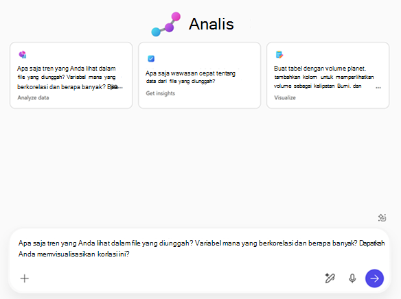 Gambar halaman mulai Analis
