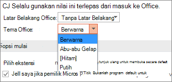 Menampilkan Tema Office pada PowerPoint 2016