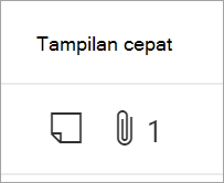 Tampilan cepat sumber daya