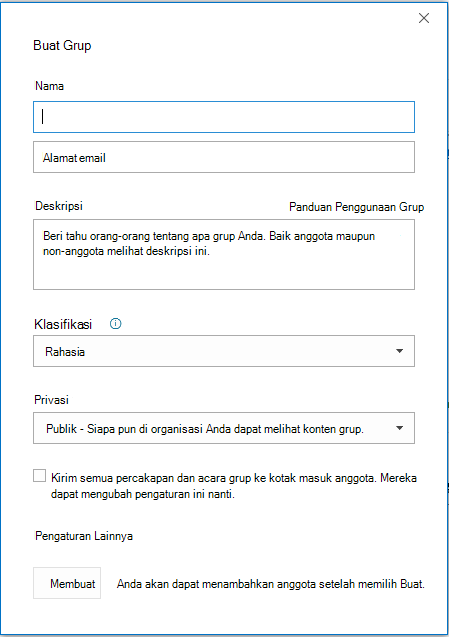 Membuat grup