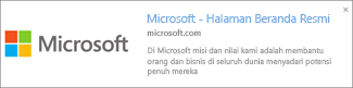 Mempratinjau Link