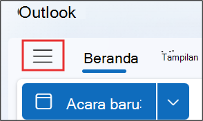 Cuplikan layar memperlihatkan apa yang harus dilakukan jika Anda tidak melihat Tambahkan kalender di outlook.com