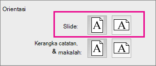 Orientasi Halaman PPT untuk Mac