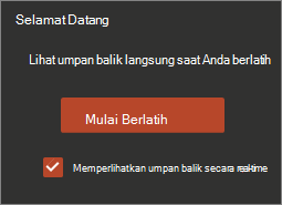 Klik Mulai Latihan
