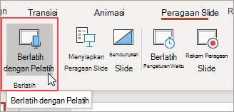 Pilih Berlatih dengan Pelatih.