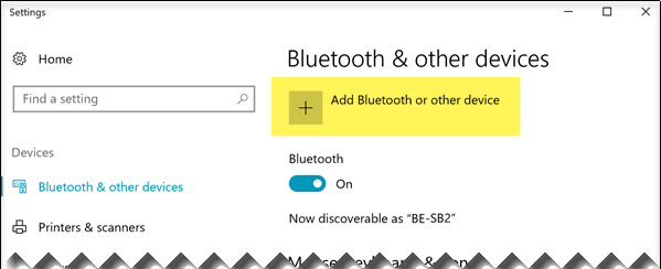 Tambahkan perangkat Bluetooth