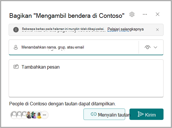 membuat dan menggunakan cuplikan layar sharepoint modern satu versi three.png