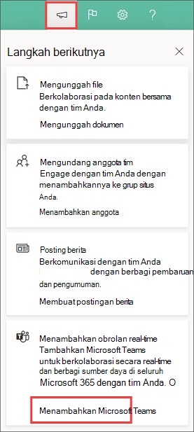 Langkah berikutnya