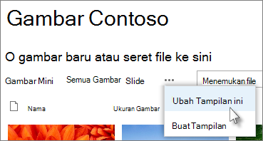 Menampilkan foto