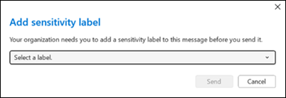 Menambahkan contoh label sensitivitas untuk masalah