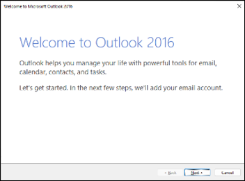 Selamat datang di jendela Outlook 2016 dengan Outlook baru