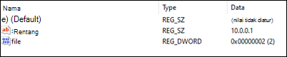 Outlook memblokir contoh alamat IP yang terbuka