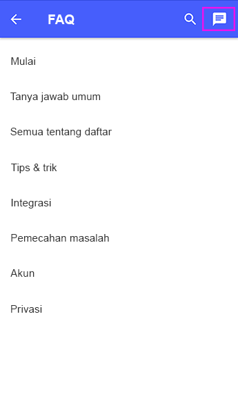 Hubungi Dukungan