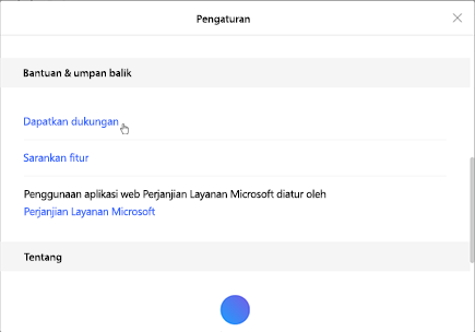 Ketuk Dapatkan Dukungan