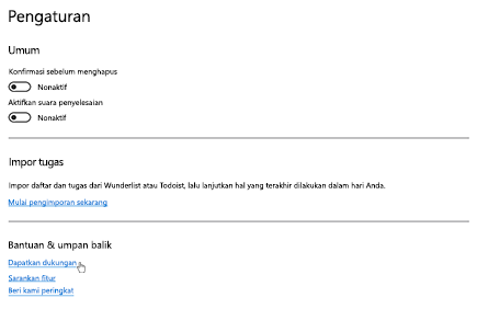 Ketuk Dapatkan Dukungan